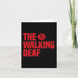 Mens Asl Sign Language Coach Deaf Awareness Gift Card