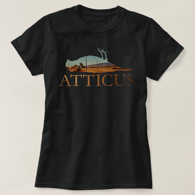 Mens ATTICUS Horizon Bird T Shirt (Photo Print)  (Design Front)