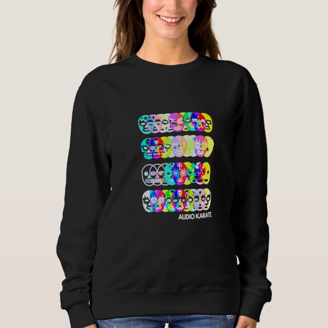 Mens Audio Karate Lucha Lucha Sweatshirt (Front)