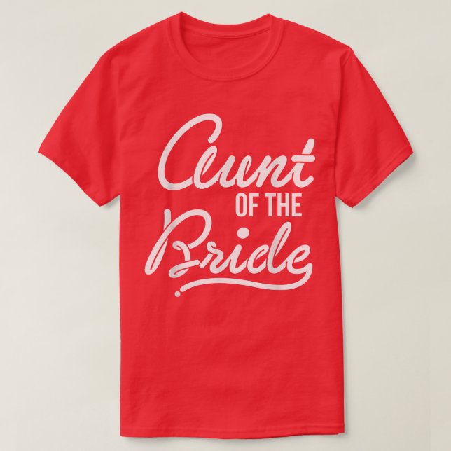 Mens Aunt Of The Bride Bachelor Party T-Shirt (Design Front)