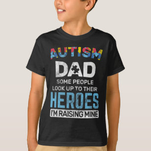 Mens Autism Dad Autism Awareness Autistic Spectrum T-Shirt