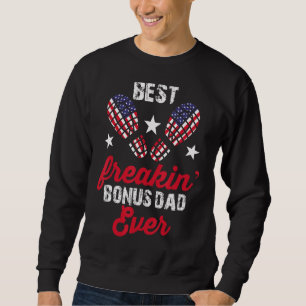 Mens Awesome Like My Stepdaughter American Flag Bo Sweatshirt
