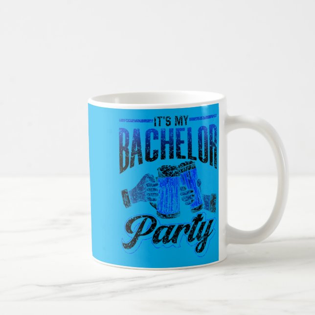 Mens Bachelor Party Bride Groom Team Performance Coffee Mug (Right)