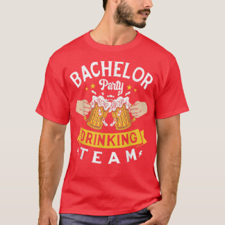 Mens Bachelor Party Drinking Team Beer Drinker Eng T-Shirt