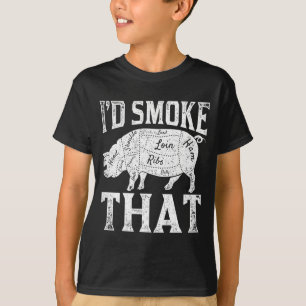 Mens bacon men's barbecue party pig men's day gift T-Shirt