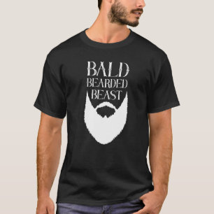 Mens Bald Bearded Beast   For Men With Baldness Bu T-Shirt