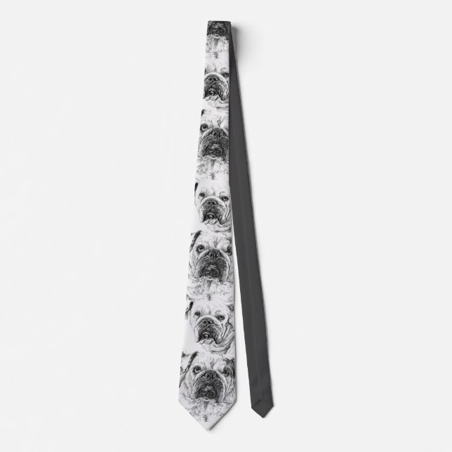 Men's BALD DIVAS Necktie (Front)