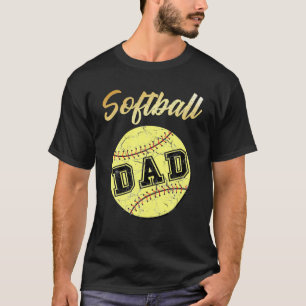Mens Baseball Dad Funny Softball Dad Father´S Day T-Shirt