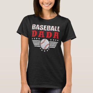 Mens Baseball Dada Sports Players Dada Father's Da T-Shirt