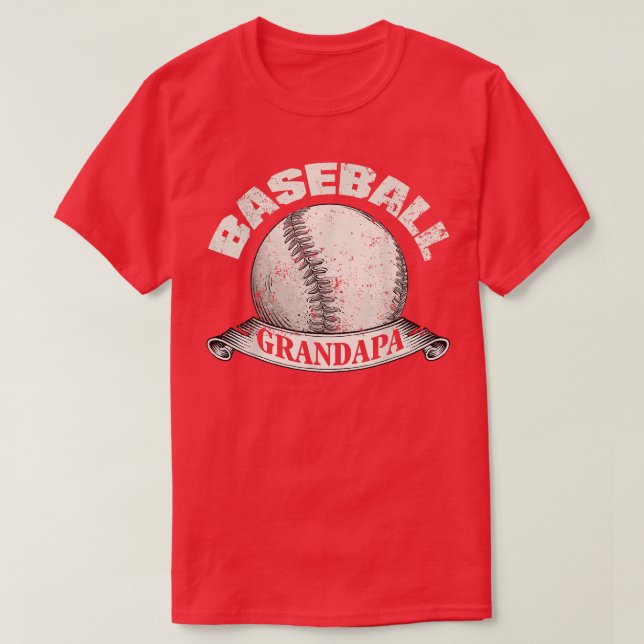 Mens Baseball Grandpa Funny Baseball Grandfather F T-Shirt (Design Front)