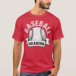 Mens Baseball Grandpa Funny Baseball Grandfather T-Shirt