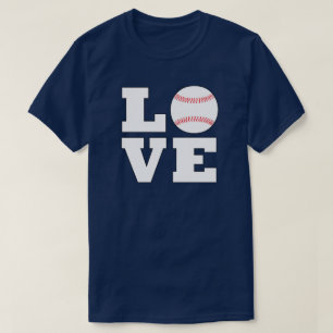 Mens Baseball LOVE Player or Coach Sports Team T-Shirt