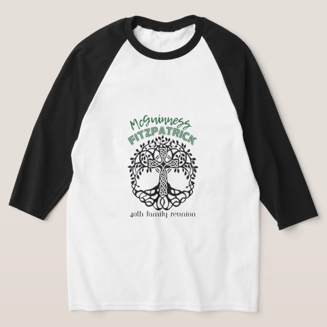 mens baseball shirt (Laydown)