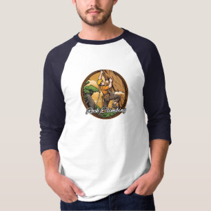 Men's Basic 3/4 Sleeve Raglan T-Shirt