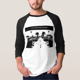 Men's Basic 3/4 Sleeve Raglan T-Shirt