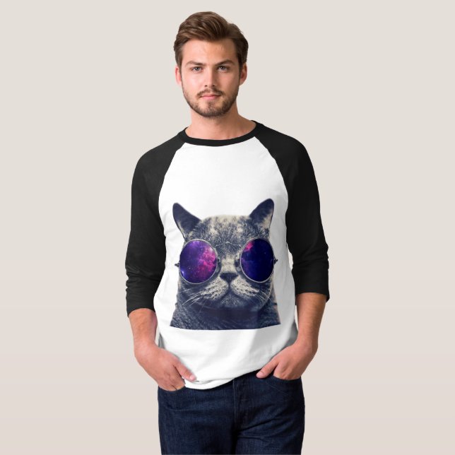 Men's Basic 3/4 Sleeve Raglan T-Shirt (Front Full)