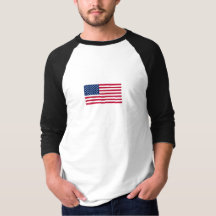 Men's Basic 3/4 Sleeve Raglan T-Shirt