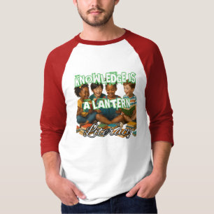 Men's Basic 3/4 Sleeve Raglan T-Shirt