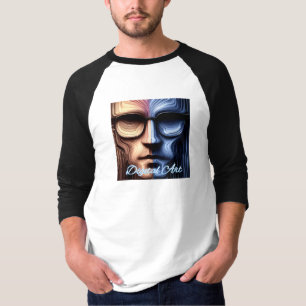 Men's Basic 3/4 Sleeve Raglan T-Shirt