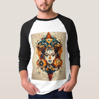 Men's Basic 3/4 Sleeve Raglan T-Shirt