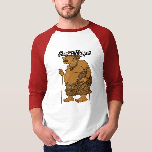 Men's Basic 3/4 Sleeve Raglan T-Shirt (Front)