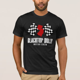 Men's Basic American Apparel Black Tee - Full Logo