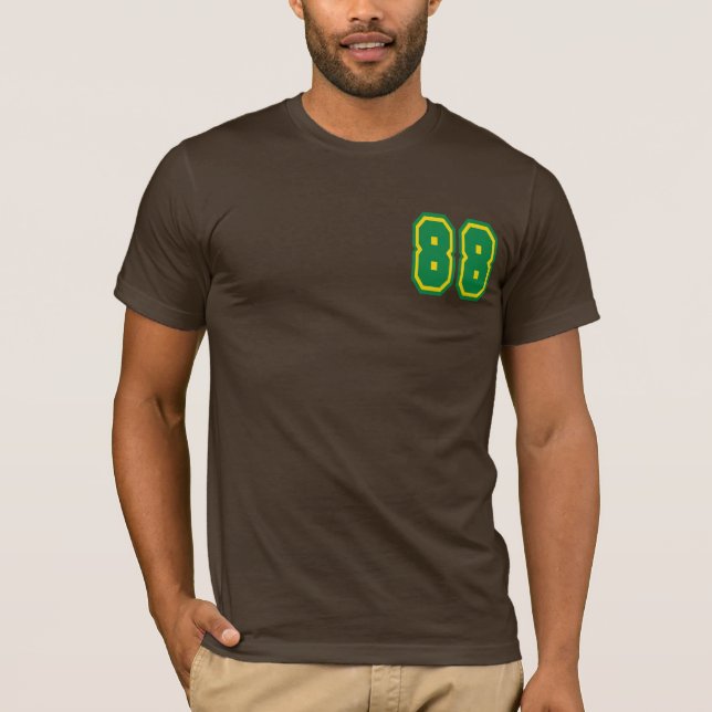 Mens Basic Bella Canvas (Brown) T-Shirt (Front)