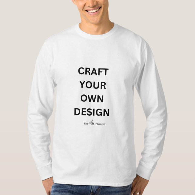 Men's Basic Full Sleeve T-Shirt - Design Yourself (Front)