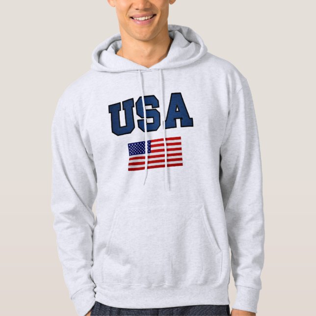 Men's Basic Hooded Sweatshirt (Front)