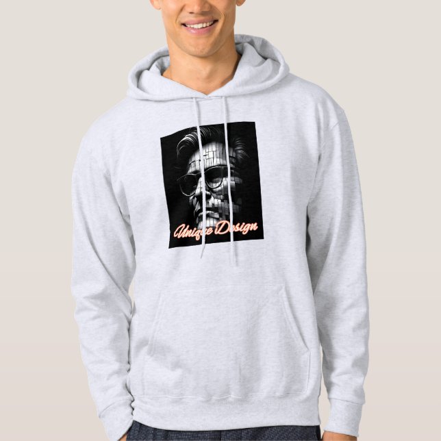 Men's Basic Hooded Sweatshirt (Front)