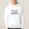 Men's Basic Hooded Sweatshirt - White
