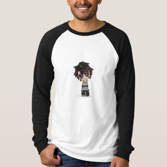 Mens Basic Long Sleeve Raglan T-Shirt