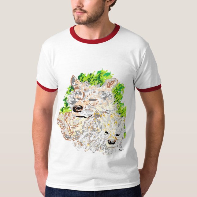 Men's Basic Ringer T-Shirt (Front)
