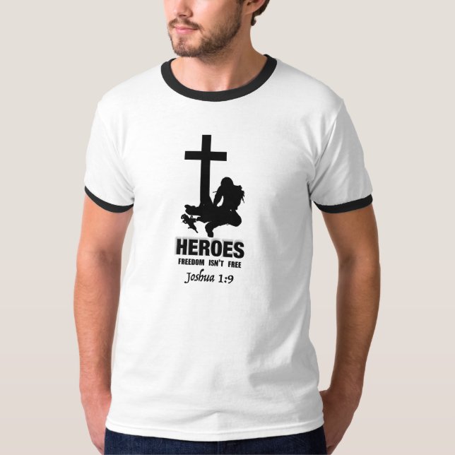 Men's Basic Ringer T-Shirt (Front)