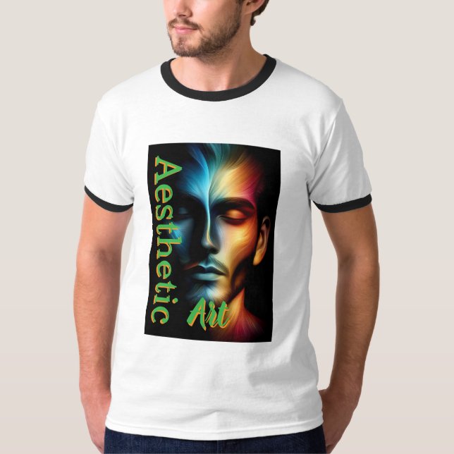 Men's Basic Ringer T-Shirt  (Front)