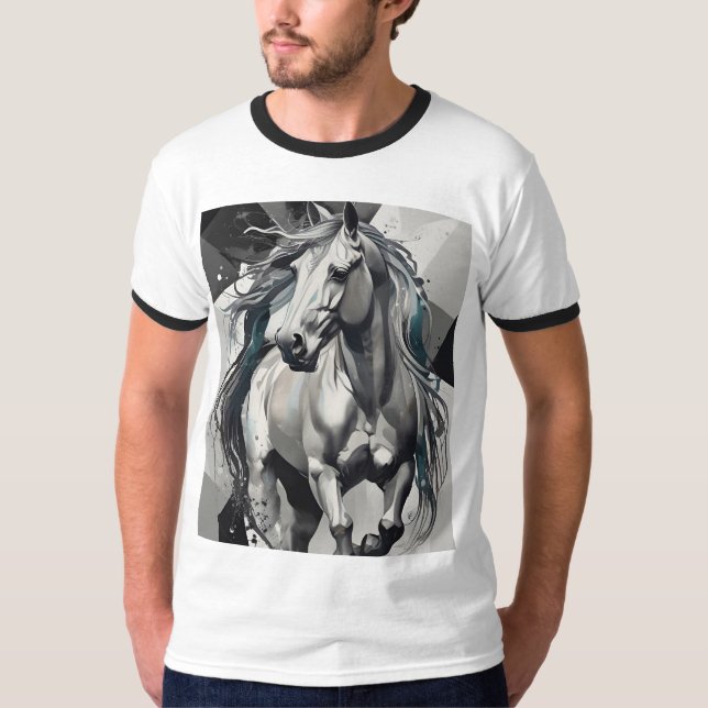 Men's Basic Ringer T-Shirt (Front)