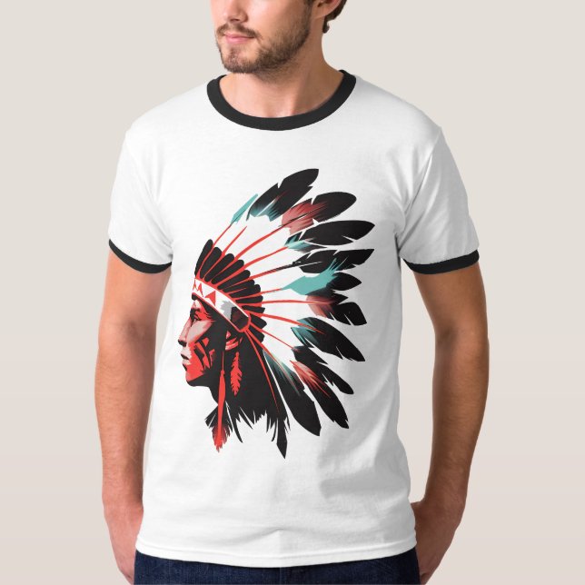 Men's Basic Ringer T-Shirt (Front)