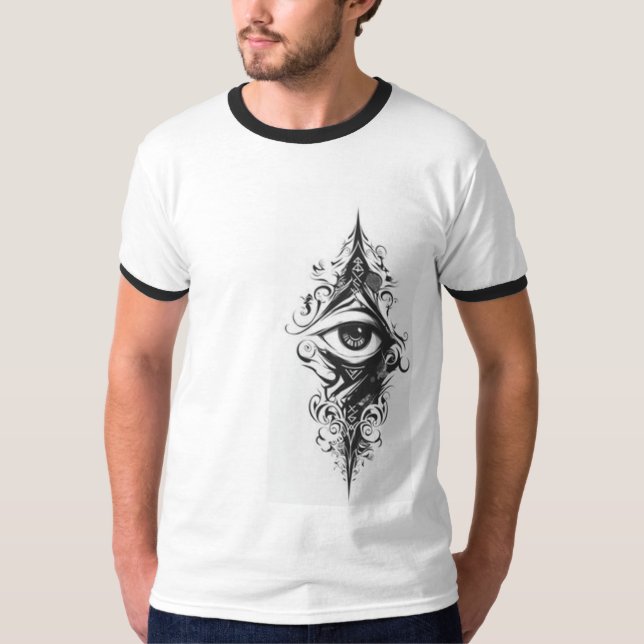 Men's Basic Ringer T-Shirt (Front)