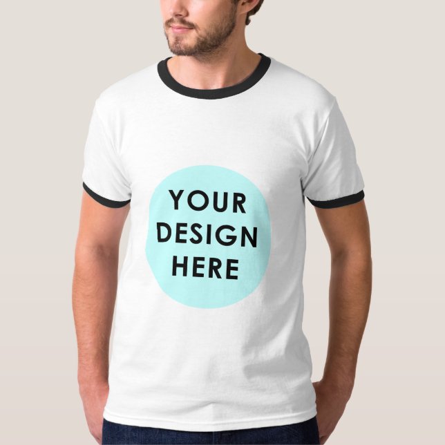 Men's Basic Ringer T-Shirt (Front)
