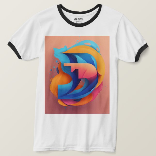 Men's Basic Ringer T-Shirt (Design Front)