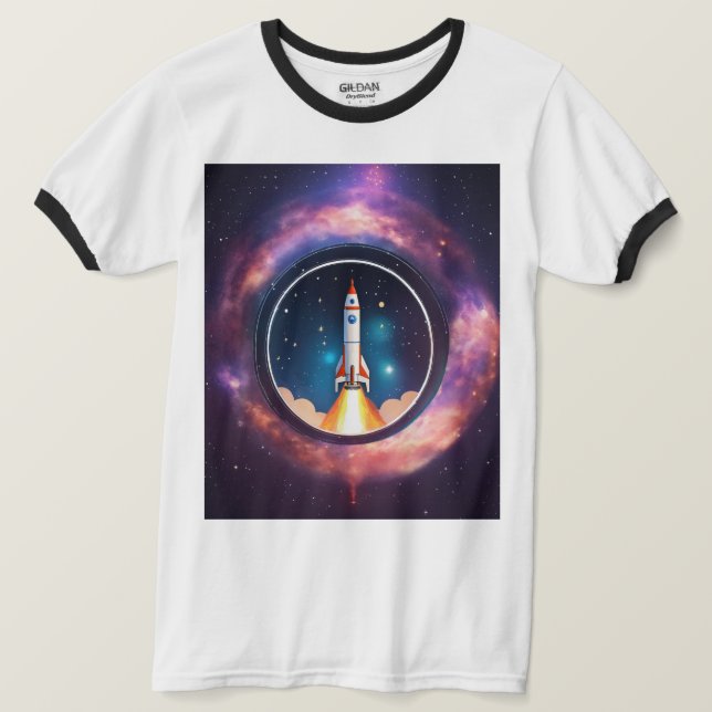 Men's Basic Ringer T-Shirt (Design Front)