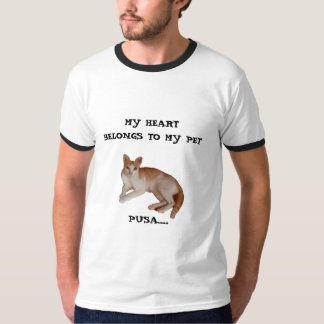 Men's Basic Ringer T-Shirt with Contrasting Neckli