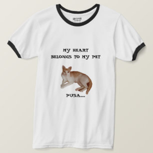 Men's Basic Ringer T-Shirt with Contrasting Neckli
