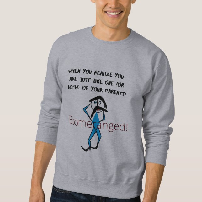 Men's Basic Sweatshirt Boomeranged (Front)