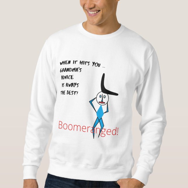 Men's Basic Sweatshirt Boomeranged (Front)