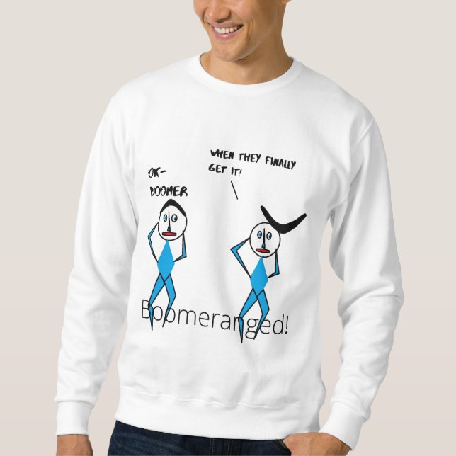 Men's Basic Sweatshirt Boomeranged (Front)