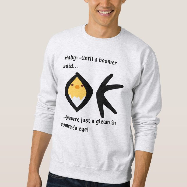 Men's Basic Sweatshirt Boomeranged (Front)