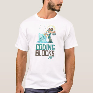 Men's Basic T - Coding Blocks Vertical Logo T-Shirt