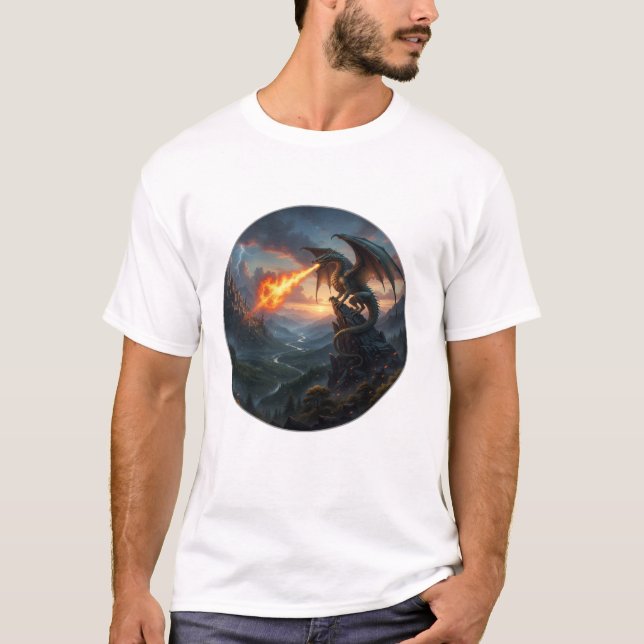 Men's basic T-shirt  (Front)