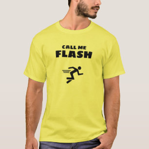 Men's Basic T-Shirt Call Me Flash